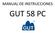 MANUAL DE INSTRUCCIONES GUT 58 PC