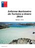 Informe Barómetro de Turismo a Enero Febrero 2014