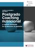 Postgrado Coaching nutricional