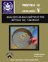PRÁCTICA DE GEOLOGÍA V ANÁLISIS GRANULOMÉTRICO POR MÉTODO DEL TAMIZADO. Núcleo Universitario Rafael Rangel AUTORA: Mariluz Graterol Ruiz