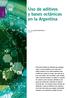 Uso de aditivos y bases octánicas en la Argentina