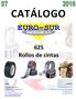 CATÁLOGO. 625 Rollos de cintas