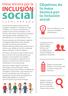 Objetivos de la mesa técnica por la inclusión social