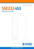 SSE232-IA3 Serial Server - Manual del Usuario