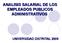 ANALISIS SALARIAL DE LOS EMPLEADOS PUBLICOS ADMINISTRATIVOS UNIVERSIDAD DISTRITAL 2009