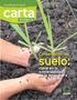 Año 3 / Número 1 / Cali, Colombia / Julio de Conservación del. suelo: clave en la sostenibilidad de la agricultura