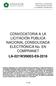 CONVOCATORIA A LA LICITACIÓN PÚBLICA NACIONAL CONSOLIDADA ELECTRÓNICA No. EN COMPRANET LA-021W3N003-E9-2016