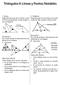 Triángulos II: Líneas y Puntos Notables