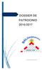 DOSSIER DE PATROCINIO 2016/2017