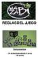 REGLAS DEL JUEGO. Componentes dados ilustrados de 6 caras - 36 cartas