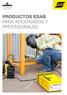 PRODUCTOS ESAB para aficionados y profesionales