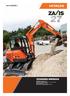 EXCAVADORA HIDRÁULICA. Serie ZAXIS-3