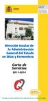 Carta de Servicios. Dirección Insular de la Administración General del Estado en Ibiza y Formentera