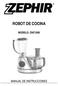 ROBOT DE COCINA MODELO: ZHC1500