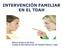 INTERVENCIÓN FAMILIAR EN EL TDAH. Mónica Escalona del Olmo Unidad de Neurodesarrollo del Hospital Ramón y Cajal