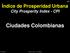 Índice de Prosperidad Urbana City Prosperity Index - CPI Ciudades Colombianas