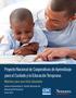 Proyecto Nacional de Cooperativas de Aprendizaje para el Cuidado y la Educación Temprana: Medidas para una Vida Saludable