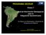 PROGRAMA GEOSUR. Anexo 7. Red de Información Geoespacial para la Integración Suramericana