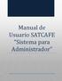 Manual de Usuario SATCAFE Sistema para Administrador