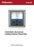 Controlador de procesos multiparamétrico Plug & Play. Serie 50