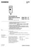 Termostatos de seguridad de rearme térmico TW electromecánico, según DIN EN 14597