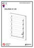 CELOSÍA O-120 INSTRUCCIONES DE MONTAJE