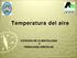 Temperatura del aire CATEDRA DE CLIMATOLOGÍA Y FENOLOGÍA GRÍCOLAS