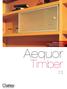 Muebles y armarios Furniture and wardrobe systems Meubles et placards posées. Aequor. Timber SL-12 SL-18