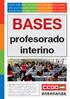 BASES. profesorado interino. enseñanza