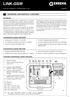 LINK-GSM 1 DESCRIPCIÓN, CARACTERÍSTICAS Y CONTENIDO. Guía de instalación, configuración y uso. Descripción. Características módulo LINK-BASE