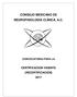 CONSEJO MEXICANO DE NEUROFISIOLOGÍA CLÍNICA, A.C. CONVOCATORIA PARA LA