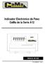 Indicador Electrónico de Peso GaMa de la Serie A12