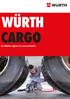 WÜRTH CARGO. En Würth seguro lo encuentras!!!