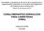CONGLOMERANTES HIDRÁULICOS PARA CARRETERAS (HRBs)