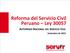 Reforma del Servicio Civil Peruano Ley 30057