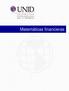 Matemáticas financieras