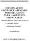INFORMACIÓN CONTABLE AJUSTADA POR INFLACIÓN PARA LA GESTIÓN EMPRESARIA