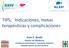 TIPS: Indicaciones, metas terapéuticas y complicaciones
