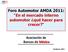 Foro Automotor AMDA 2011: En el mercado interno automotor qué hacer para crecer? Asociación de Bancos de México