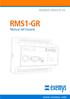 RMS1 GR Manual del usuario