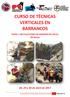 CURSO DE TÉCNICAS VERTICALES EN BARRANCOS