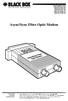 Async/Sync Fiber Optic Modem