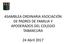 ASAMBLEA ORDINARIA ASOCIACIÓN DE PADRES DE FAMILIA Y APODERADOS DEL COLEGIO TABANCURA. 24 Abril 2017