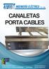 CANALETAS PORTA CABLES
