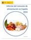 Informe del consumo de alimentación en España 2015