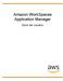Amazon WorkSpaces Application Manager. Guía del usuario