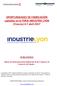 OPORTUNIDADES DE FABRICACIÓN captadas en la FERIA INDUSTRIE LYON (Francia) 4-7 abril 2017