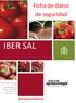 Ficha de datos de seguridad IBER SAL