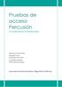 Pruebas de acceso Percusión