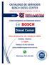 CATALOGO DE SERVICIOS BOSCH DIESEL CENTER